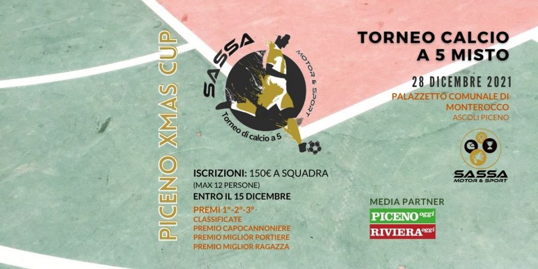 Piceno Xmas Cup – Torneo misto calcio a 5