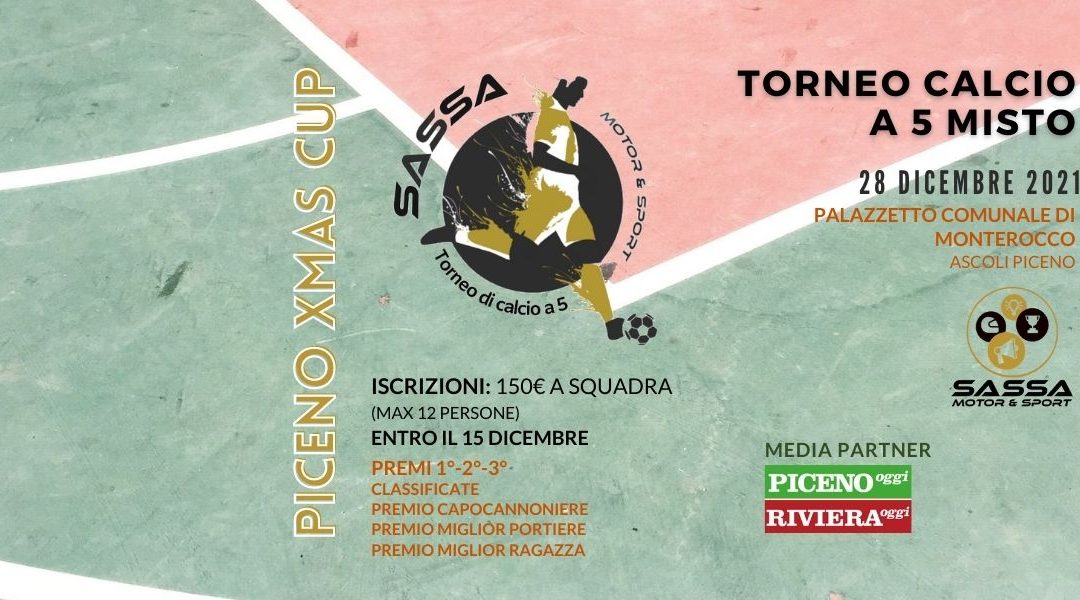 Piceno Xmas Cup – Torneo misto calcio a 5