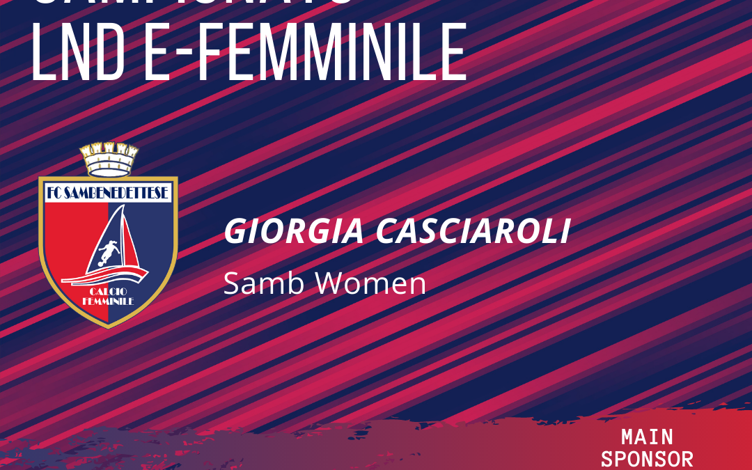 eFemminile esports: Sambenedettese women Sassa Motor&sport