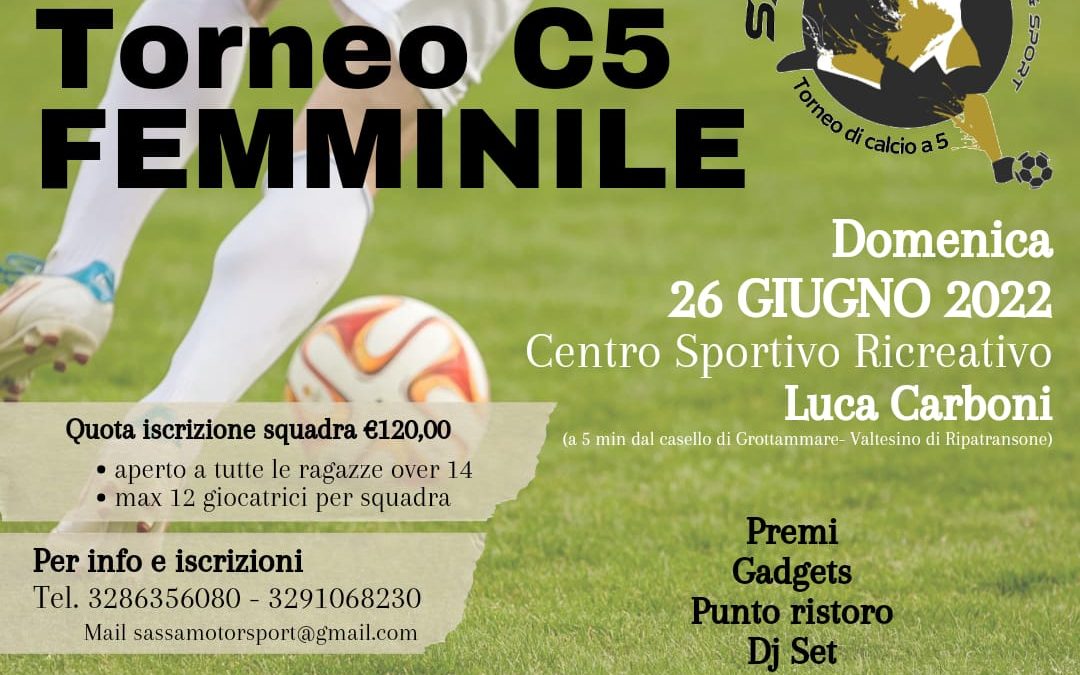 Torneo calcio a 5 femminile 2022