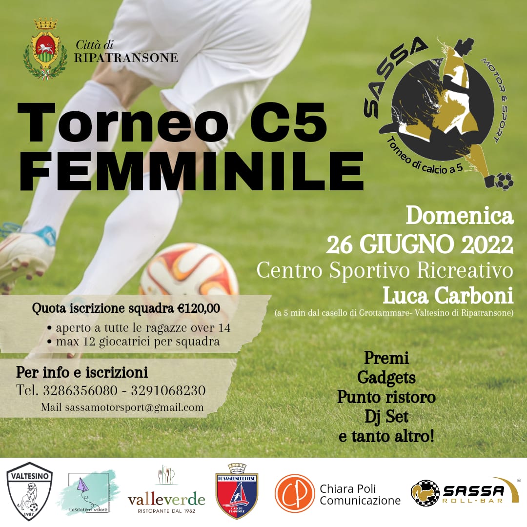 Torneo calcio a 5 femminile 2022
